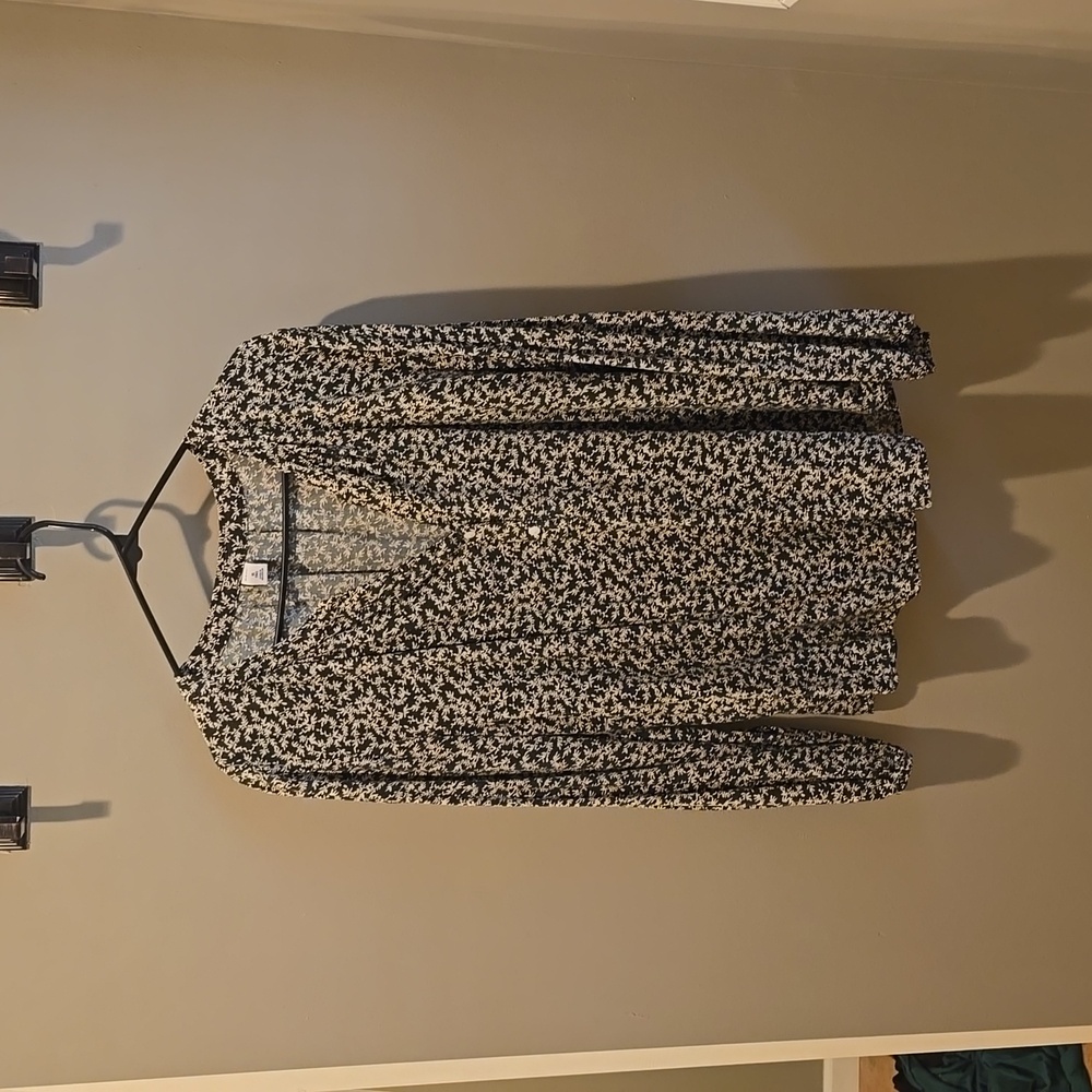 Green Floral Blouse Tall